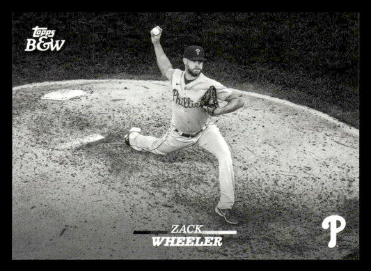 2024 Topps Black & White #68 Zack Wheeler