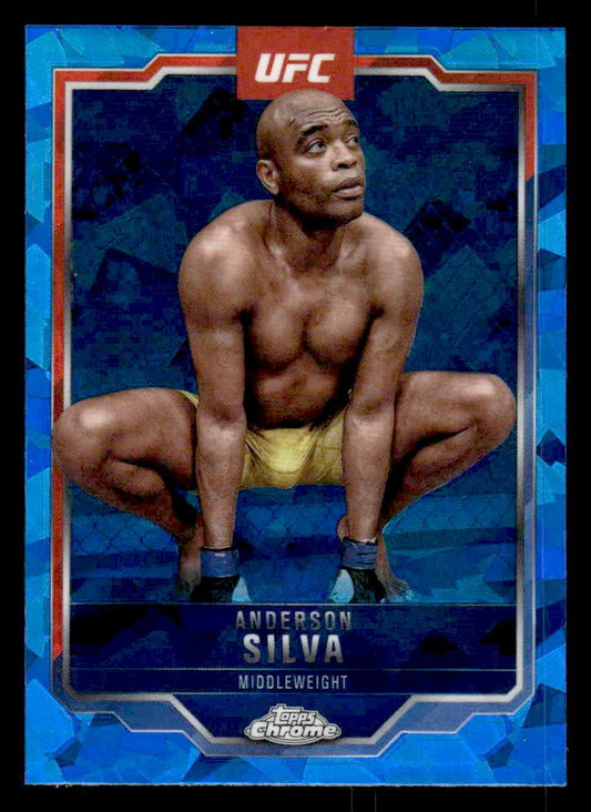 2025 Topps Chrome Sapphire Edition UFC #44 Anderson Silva