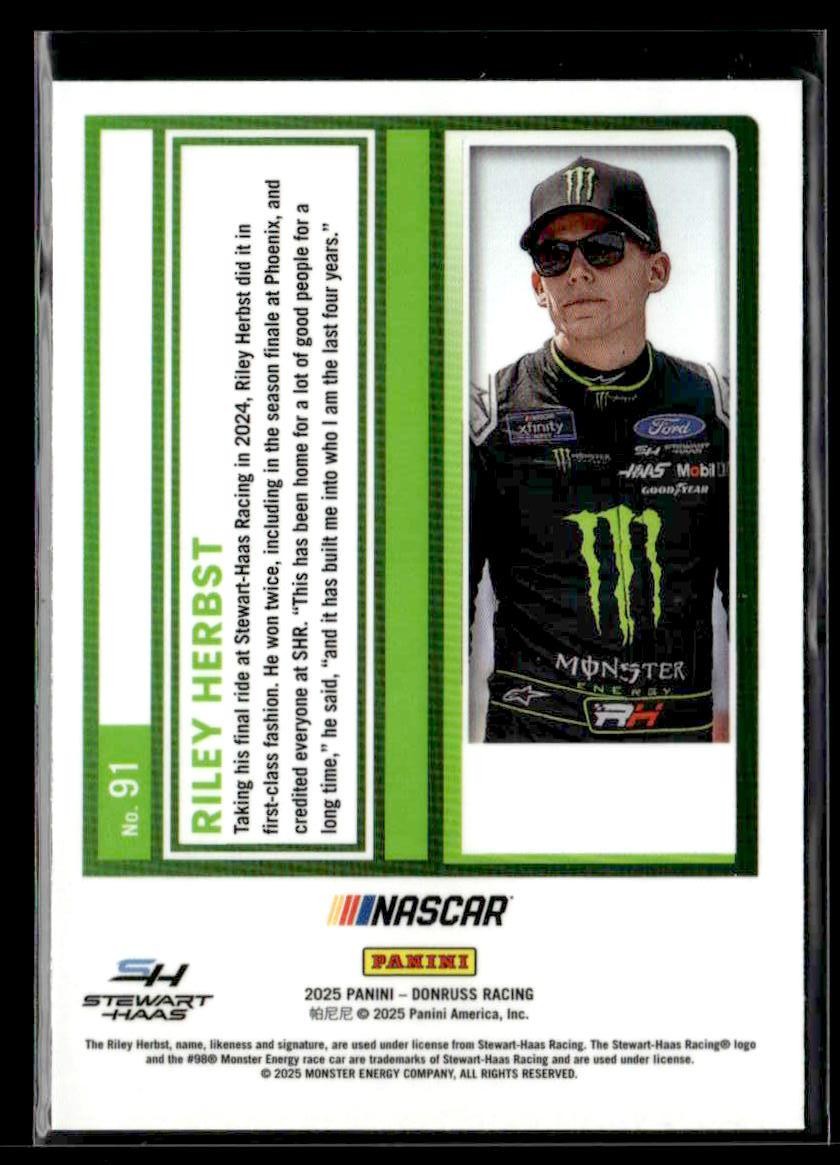 2025 Donruss #91 Riley Herbst Optic