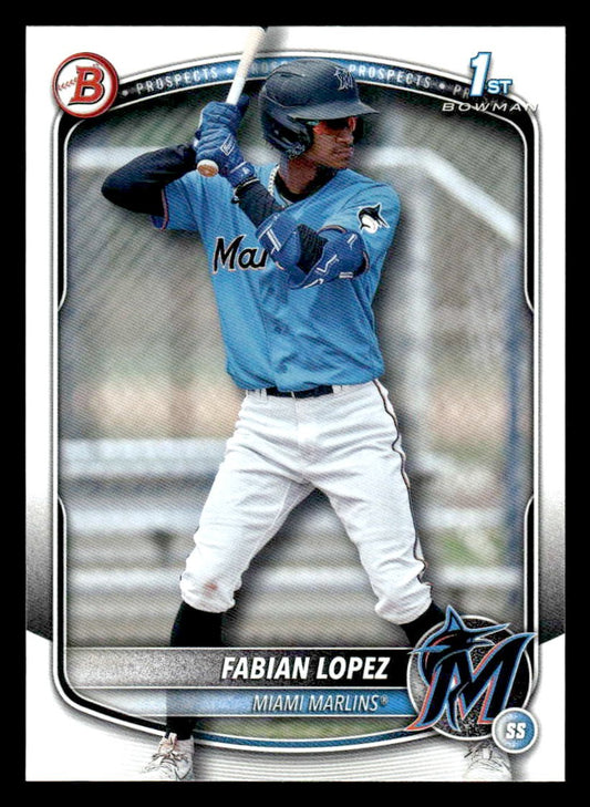 2025 Bowman #BP-19 Fabian Lopez Prospects