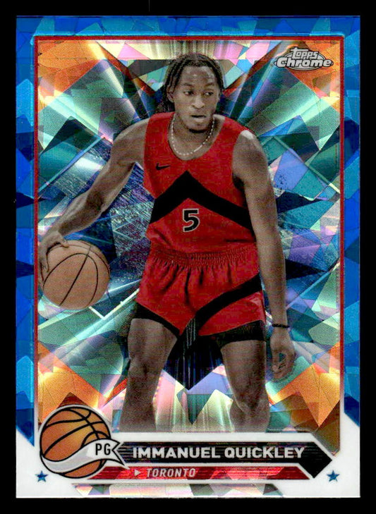 2023-24 Topps Chrome Sapphire Edition #131 Immanuel Quickley