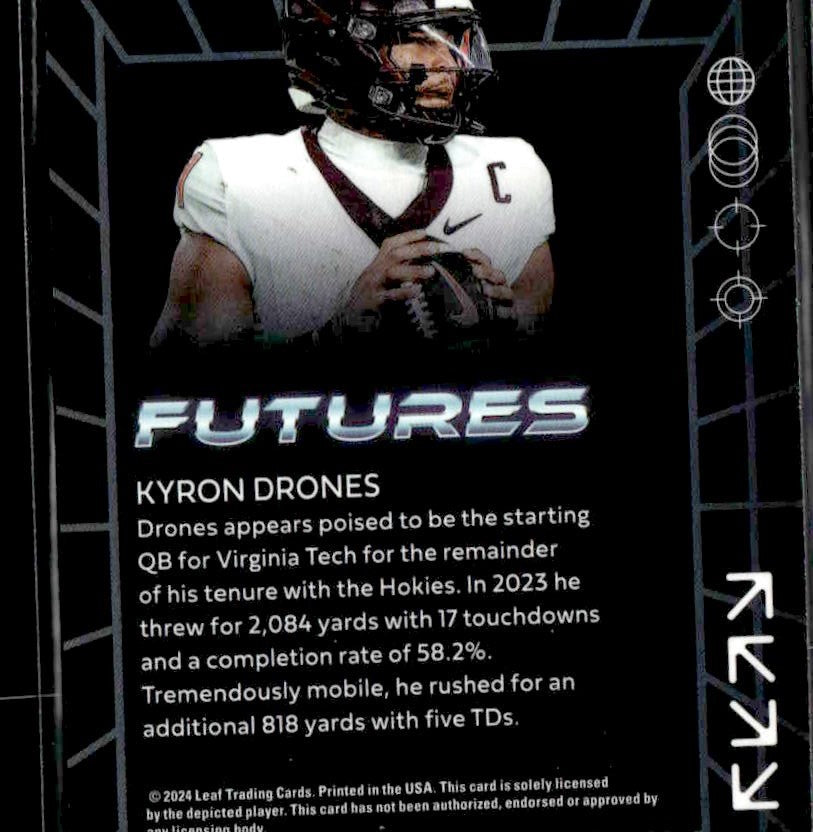 2024 Leaf Futures #127 Kyron Drones