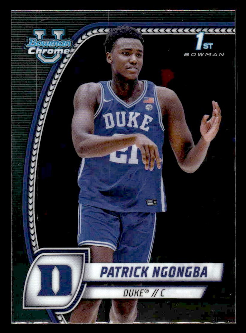 2024-25 Bowman University Chrome #58 Patrick Ngongba