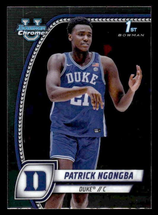 2024-25 Bowman University Chrome #58 Patrick Ngongba