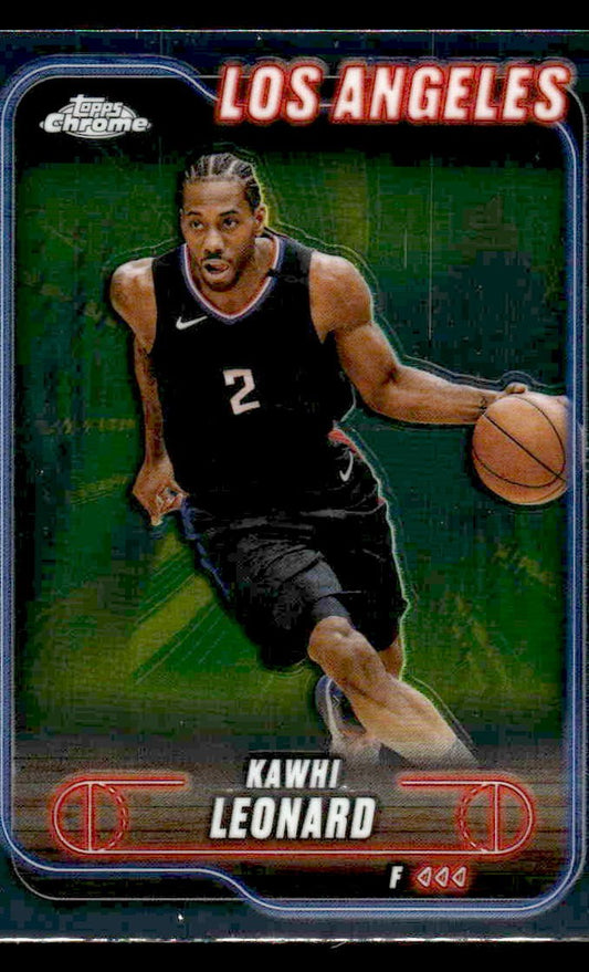 2024-25 Topps Chrome #120 Kawhi Leonard