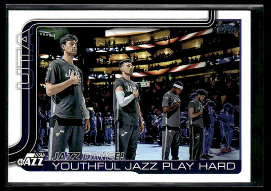 2025-26 Topps #290 Jazz Dance!: Youthful Jazz Play Hard