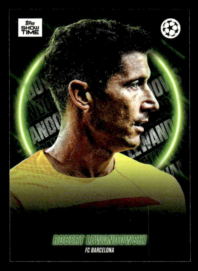 2023-24 Topps Showtime UEFA Club Competitions #NNO Robert Lewandowski