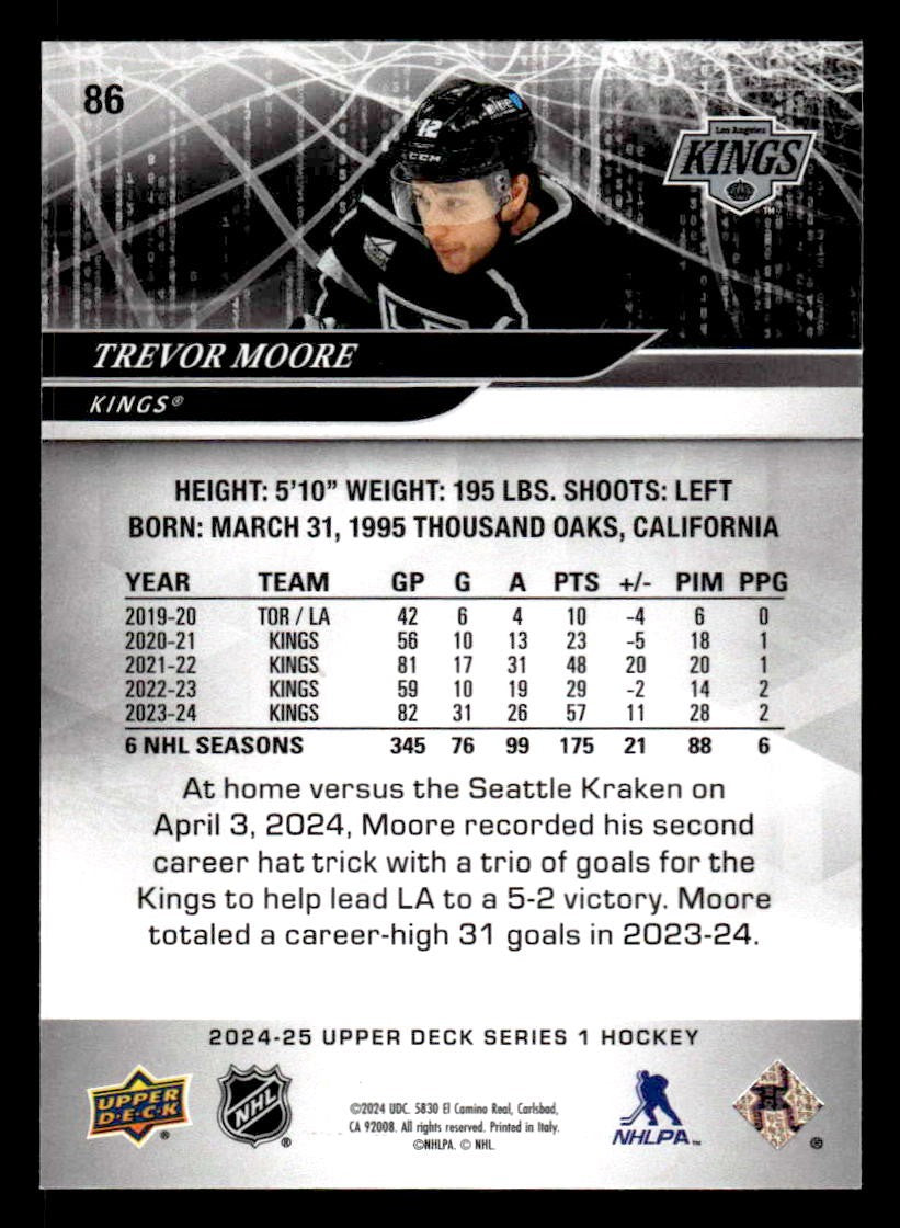 2024-25 Upper Deck #86 Trevor Moore