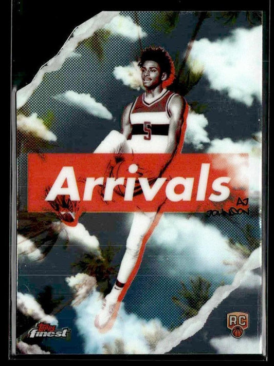 2024-25 Topps Finest #A-26 AJ Johnson Arrivals