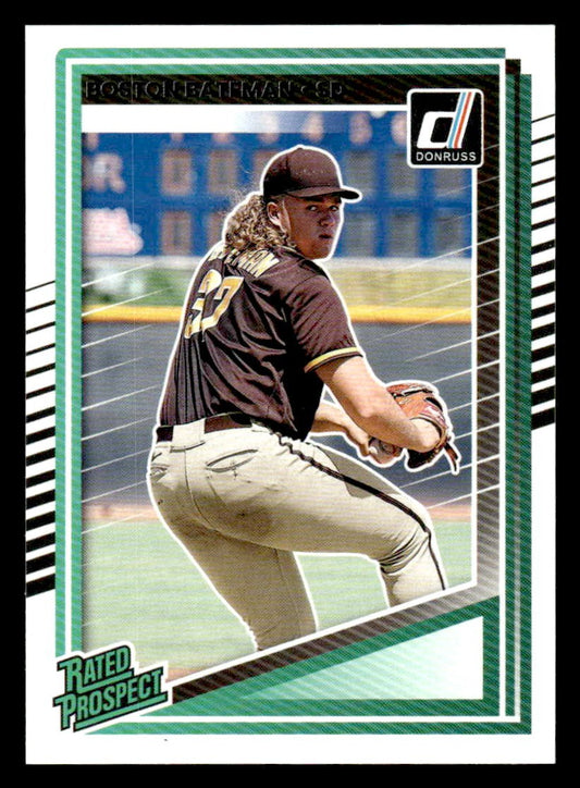 2025 Donruss #118 Boston Bateman