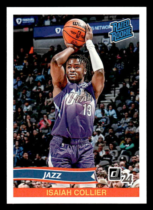 2024-25 Panini Instant #RRR-28 Isaiah Collier Rated Rookie Retro #/152