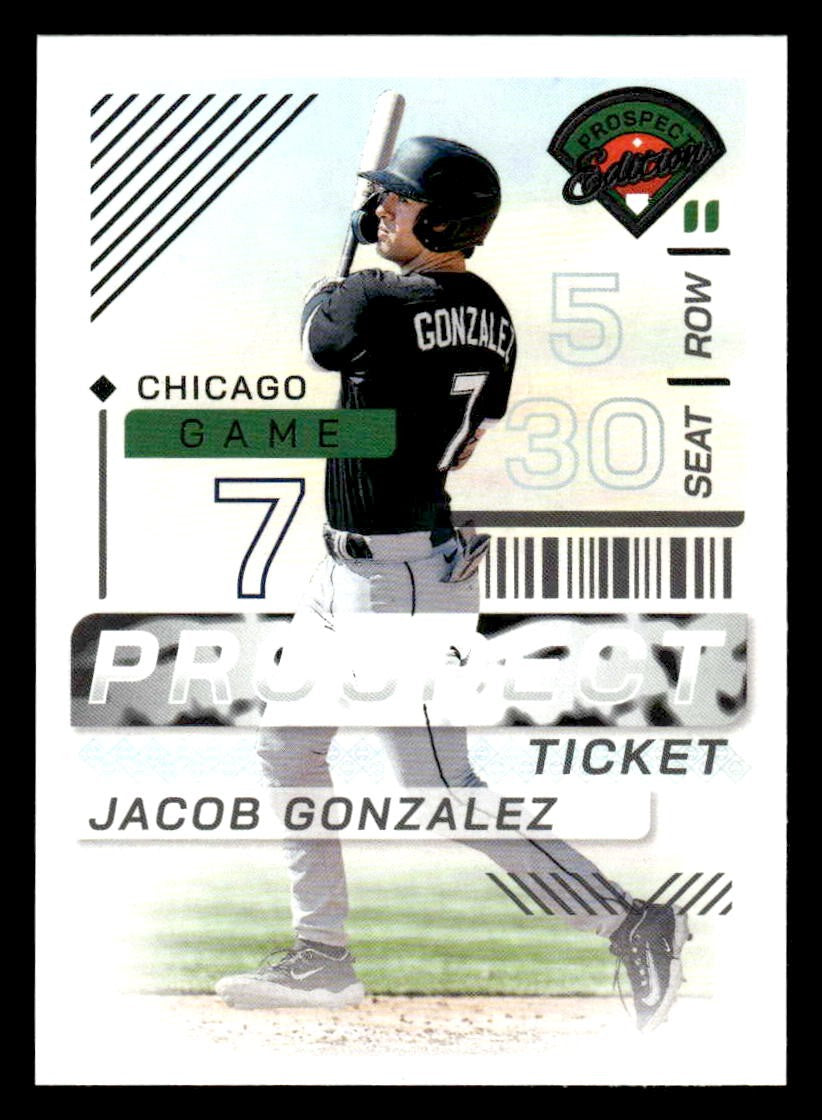 2024 Panini Prospect Edition #136 Jacob Gonzalez