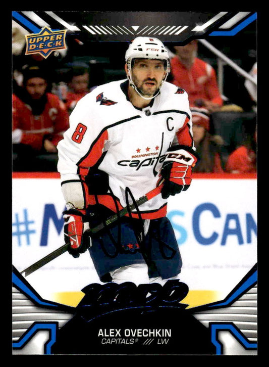 2022-23 Upper Deck MVP #217 Alex Ovechkin Blue Script