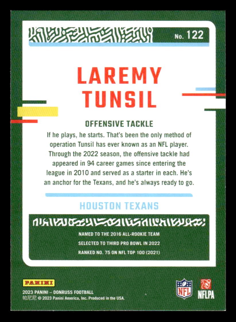 2023 Donruss #122 Laremy Tunsil