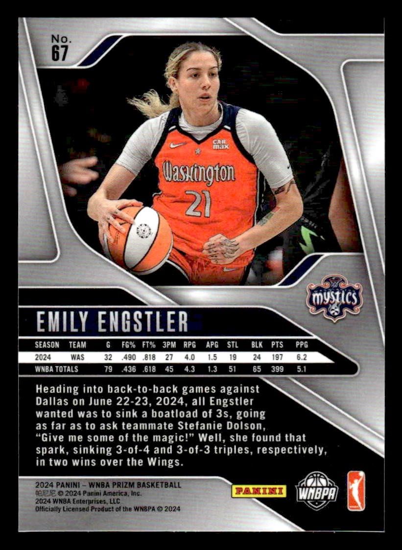 2024 Panini Prizm WNBA #67 Emily Engstler