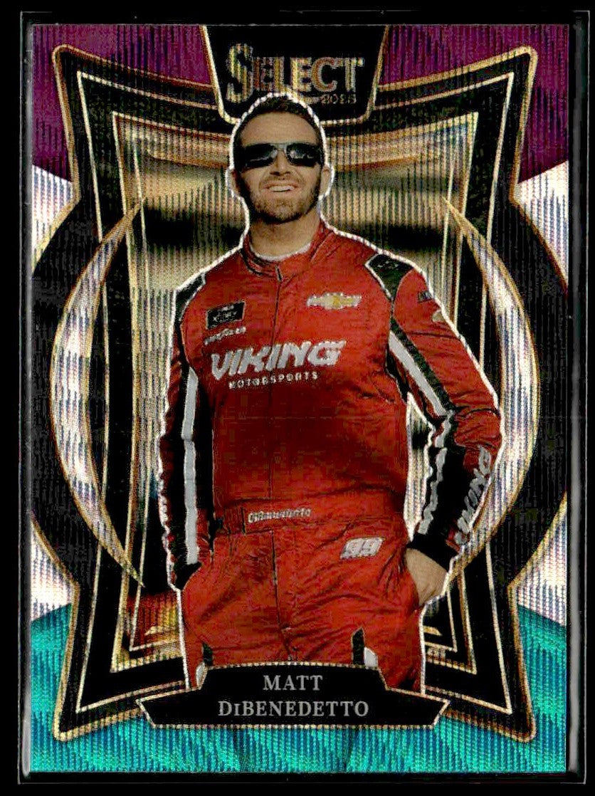 2025 Panini Select #19 Matt DiBenedetto Tri-Color Prizms
