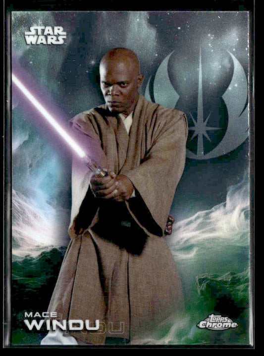 🌟 Mace Windu — 2025 Topps Chrome Star Wars #85 🌟