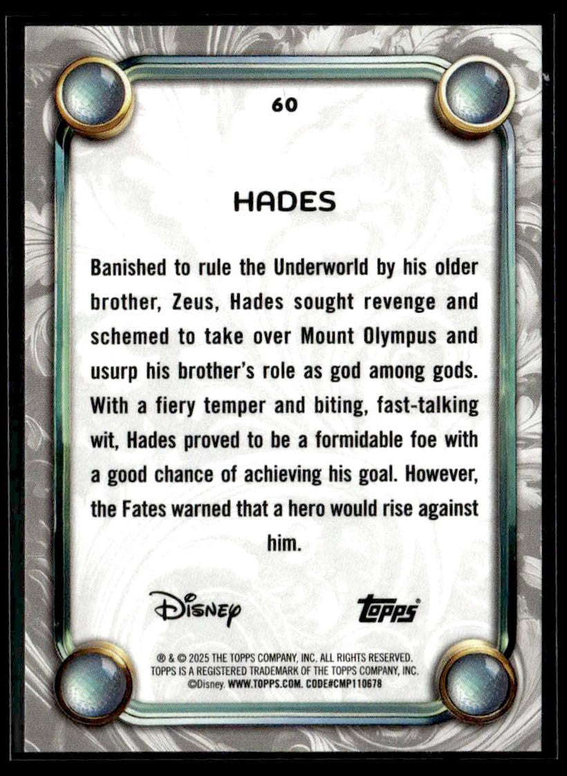 2025 Topps Disney Wonder #60 Hades
