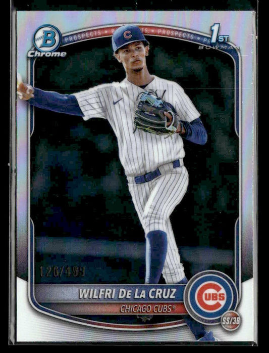 2025 Donruss Chrome #BCP-209 Wilfri De La Cruz Refractor #126/499
