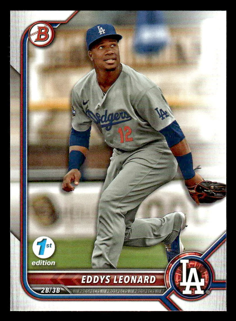2022 Bowman Draft 1st Edition #BD-150 Eddys Leonard