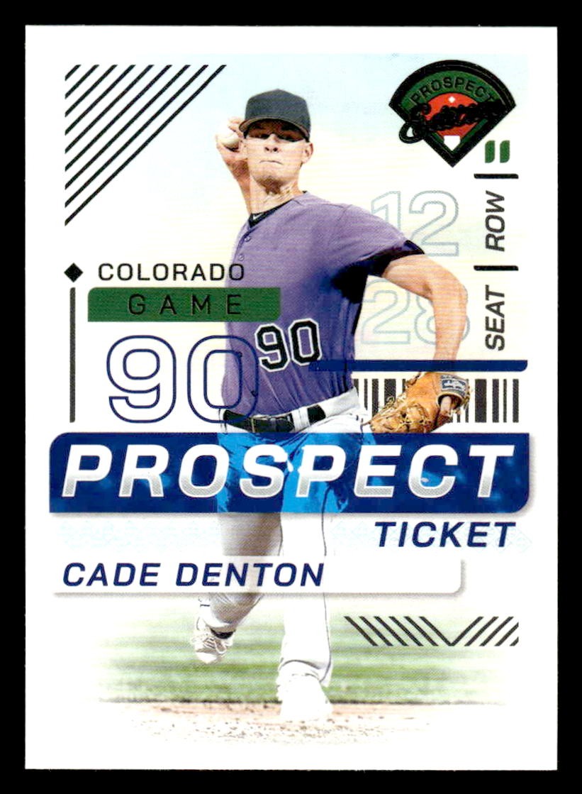 2024 Panini Prospect Edition #142 Cade Denton