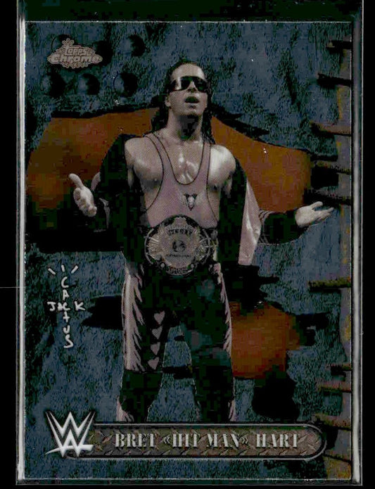 2025 Topps Chrome WWE x Cactus Jack #62 Bret "Hit Man" Hart