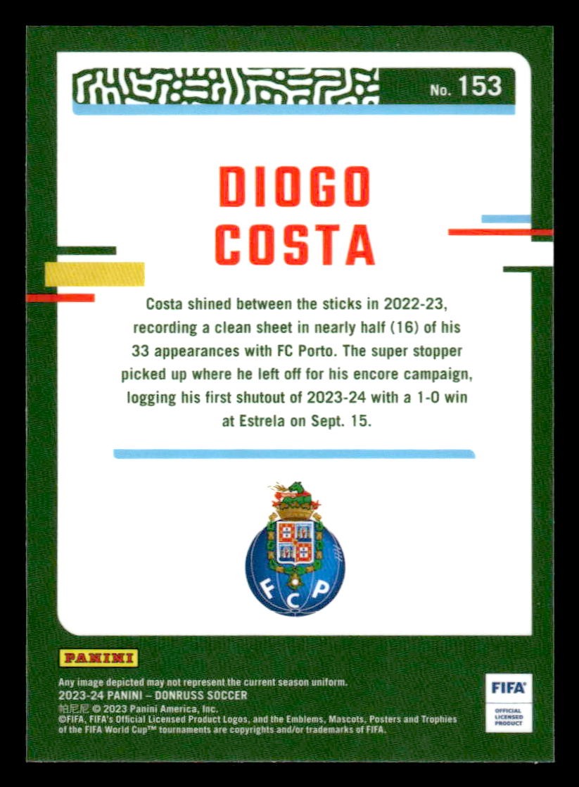 2023-24 Donruss #153 Diogo Costa Optic