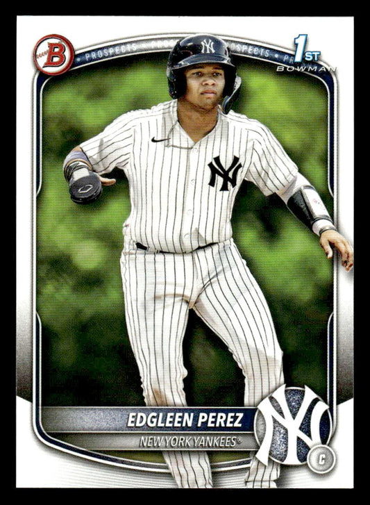 2025 Bowman #BP-80 Edgleen Perez Prospects