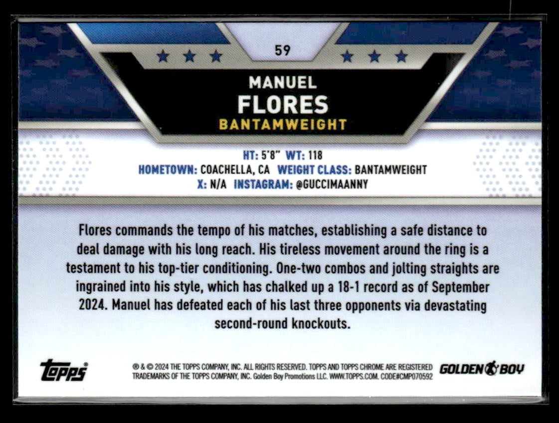 2024 Topps Chrome #59 Manuel Flores