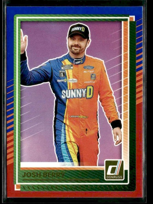 2025 Donruss #85 Josh Berry Red and Blue
