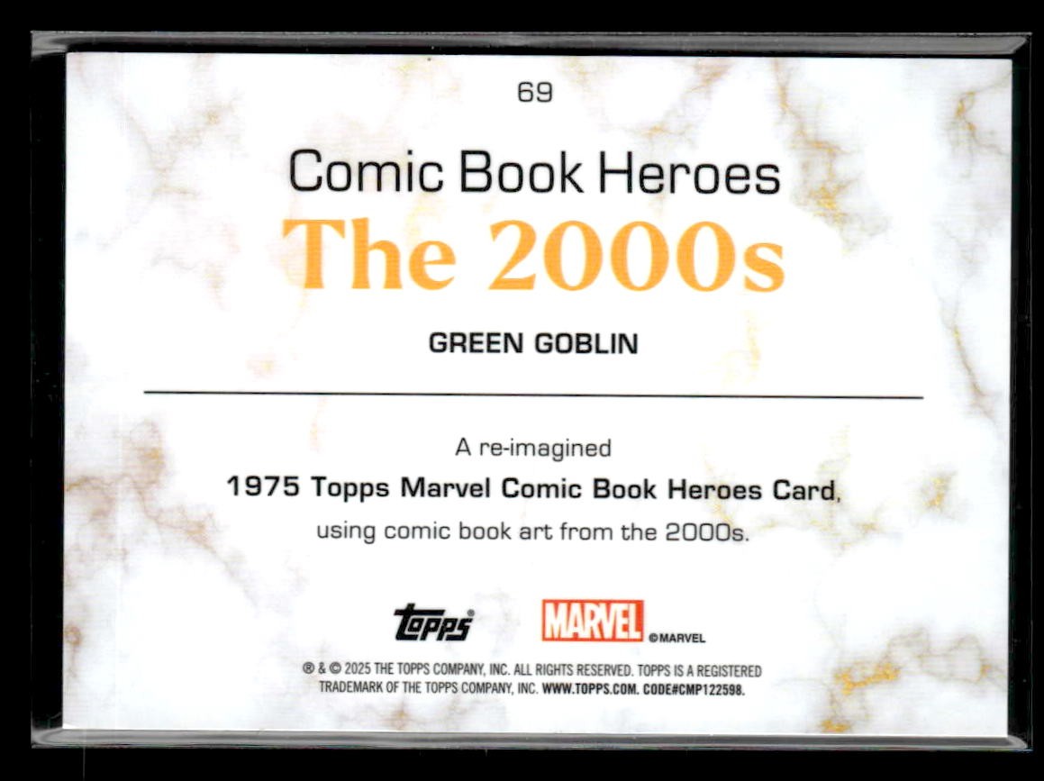 🌟 Green Goblin — 2025 Topps Marvel 1975 Golden Anniversary #69 🌟