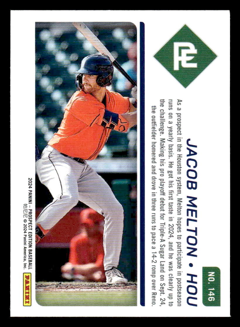 2024 Panini Prospect Edition #146 Jacob Melton