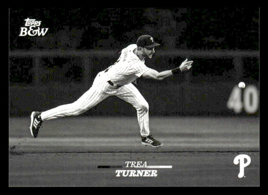 2024 Topps Black & White #6 Trea Turner