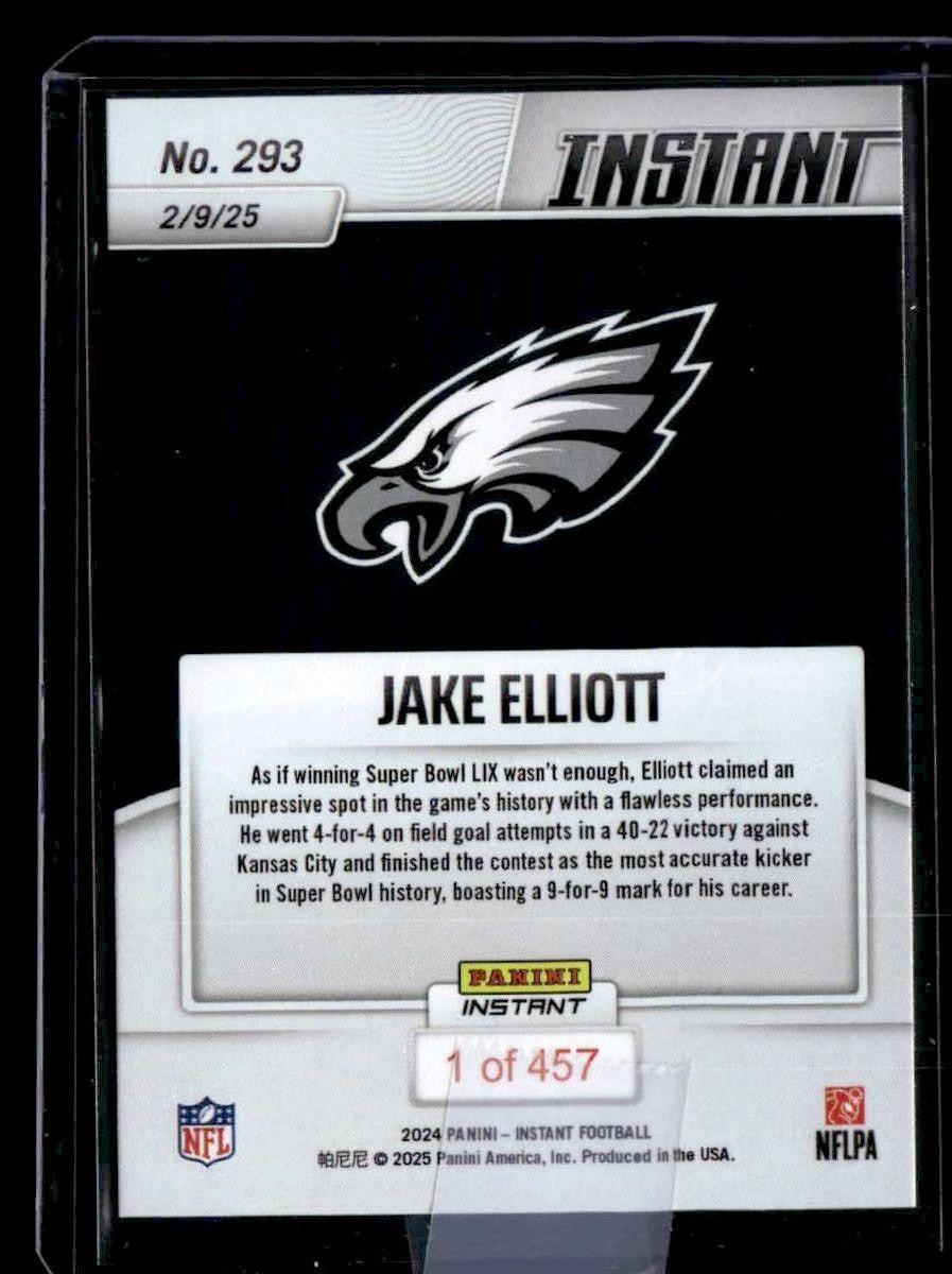 2024 Panini Instant NFL #293 Jake Elliott