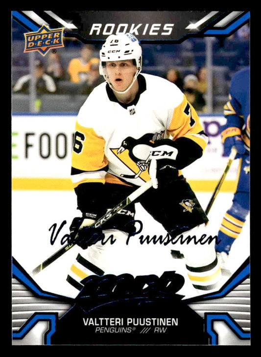 2022-23 Upper Deck MVP #247 Valtteri Puustinen Blue Script