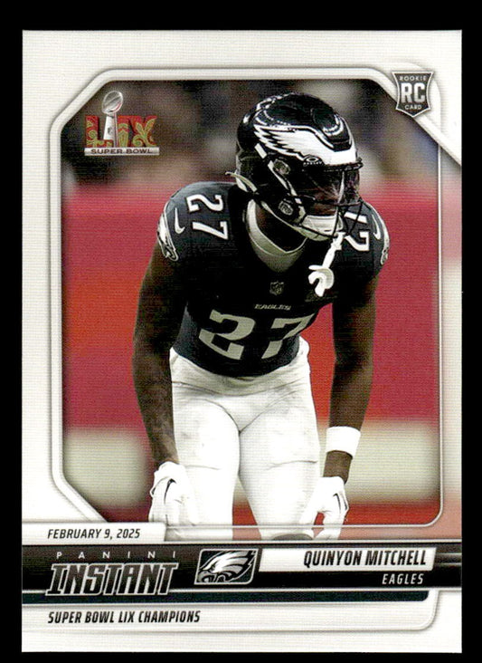 2024 Panini Instant Eagles Super Bowl LIX Champions #21 Quinyon Mitchell