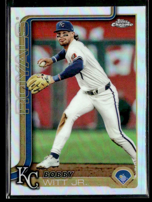 2025 Topps Chrome #93 Bobby Witt Jr. Refractors