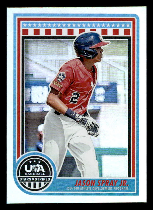 2025 Panini Stars and Stripes USA Baseball #105 Jason Spray Jr.