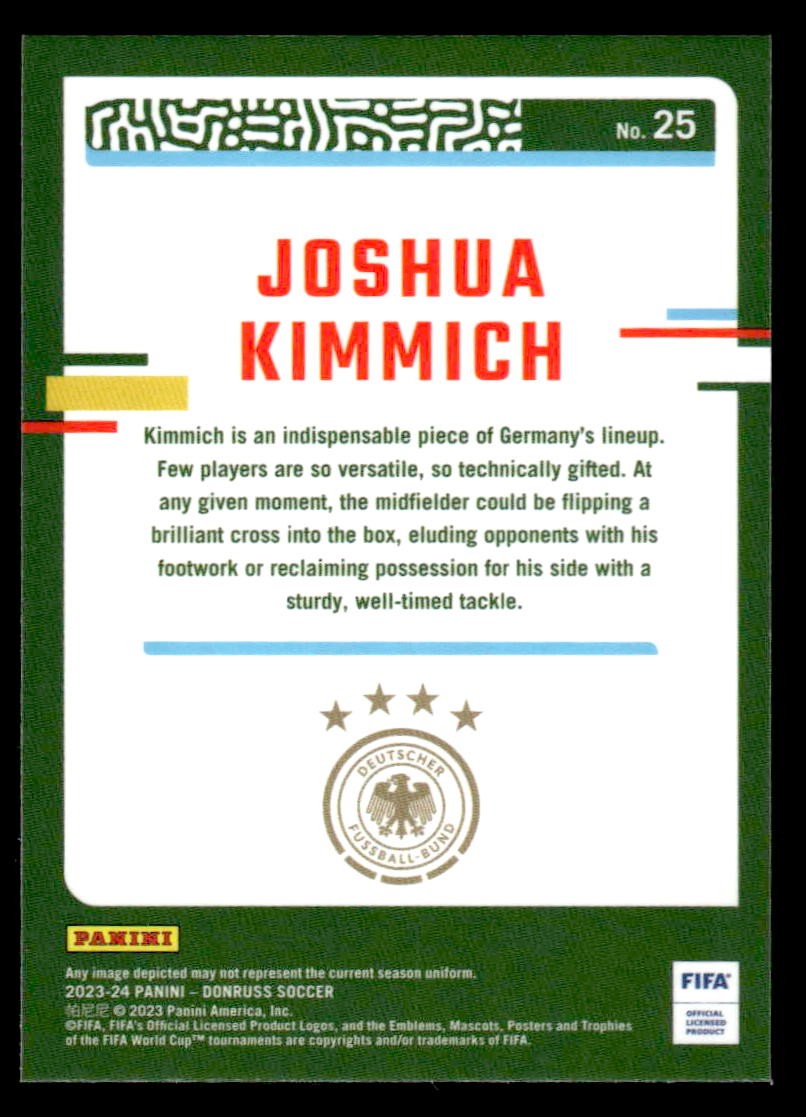 2023-24 Donruss #25 Joshua Kimmich Optic