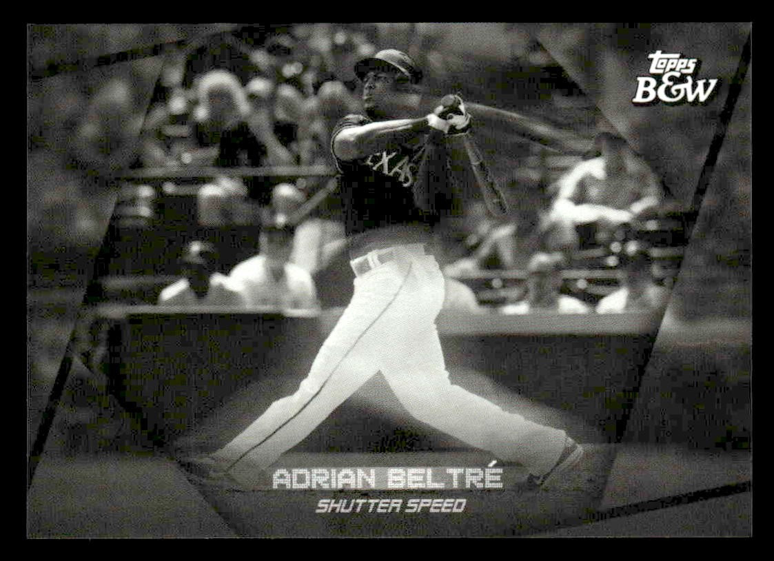 2024 Topps Black & White #SS9 Adrian Beltre Shutter Speed
