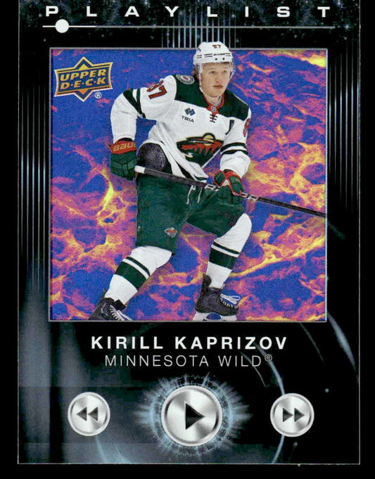 2024-25 Upper Deck #PL-4 Kirill Kaprizov Playlist