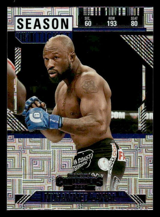 2025 Panini Contenders PFL #43 Muhammed Lawal Season Ticket Silver