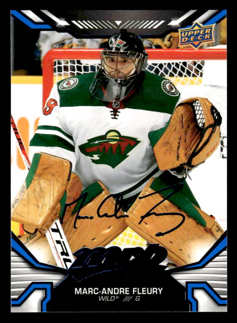 2022-23 Upper Deck MVP #79 Marc-Andre Fleury Blue Script