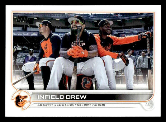 2022 Topps Update #US312 Infield Crew (Jorge Mateo / Rougned Odor)