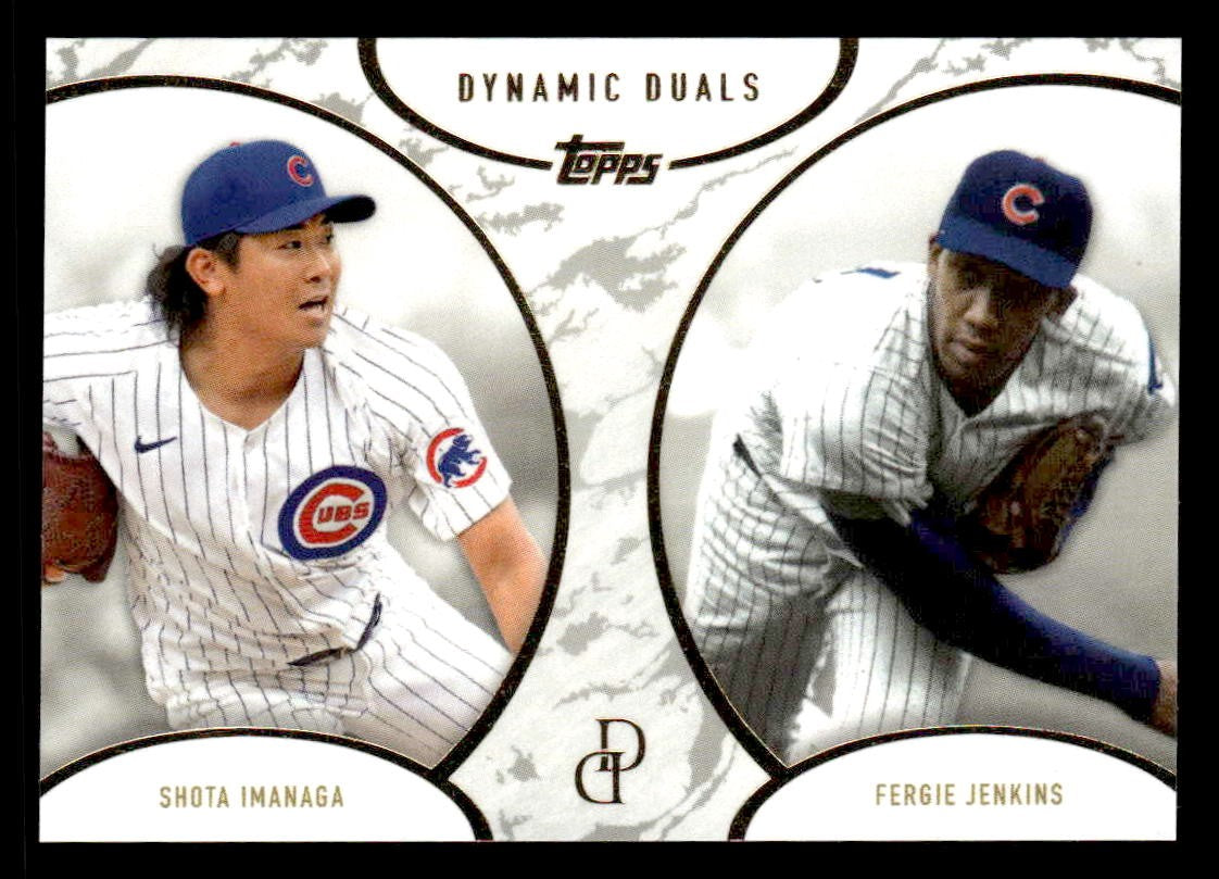 2025 Topps Dynamic Duals #19 Shota Imanaga / Fergie Jenkins