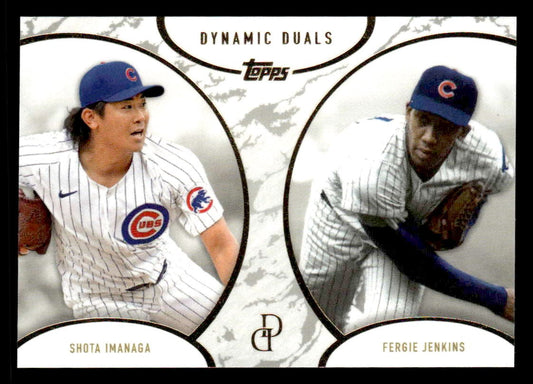 2025 Topps Dynamic Duals #19 Shota Imanaga / Fergie Jenkins