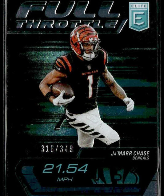 2024 Donruss Elite #9 Ja'Marr Chase Full Throttle #/349