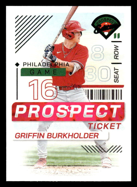 2024 Panini Prospect Edition #158 Griffin Burkholder