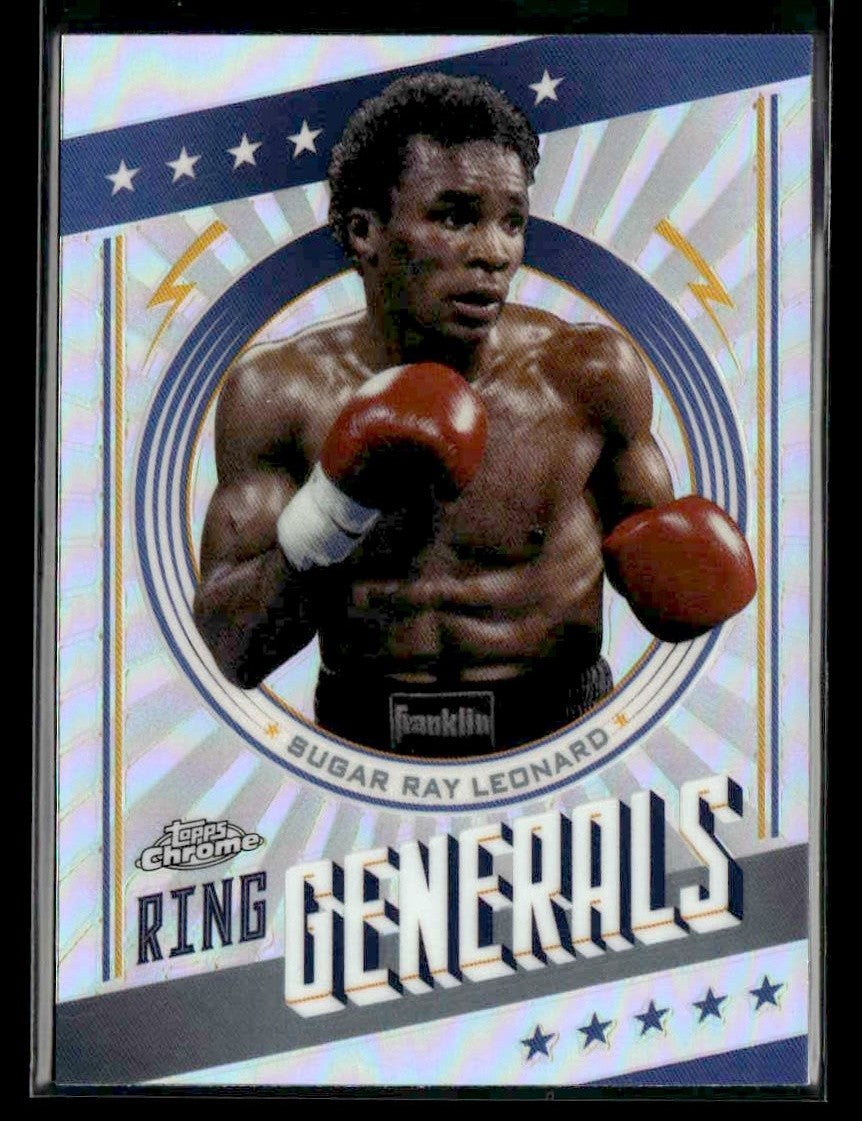 2024 Topps Chrome #RG-1 Sugar Ray Leonard Ring Generals Refractor