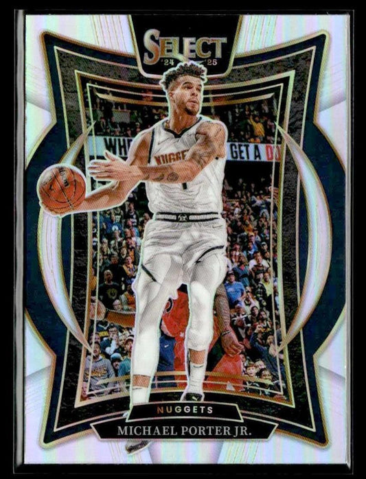 2024-25 Panini Select #32 Michael Porter Jr. Silver Prizm